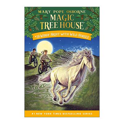 英文原版 Windy Night with Wild Horses Mth39 风夜野马 神奇树屋39 英文版 进口英语原版书籍