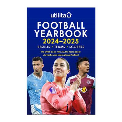 英文原版 The Utilita Football Yearbook 2024-2025 尤蒂利塔足球年鉴 英文版 进口英语原版书籍