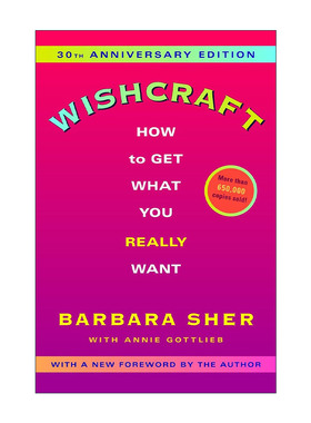 英文原版 Wishcraft 许愿 如何得到你真正想要的 自我提升指南 Barbara Sher 英文版 进口英语原版书籍