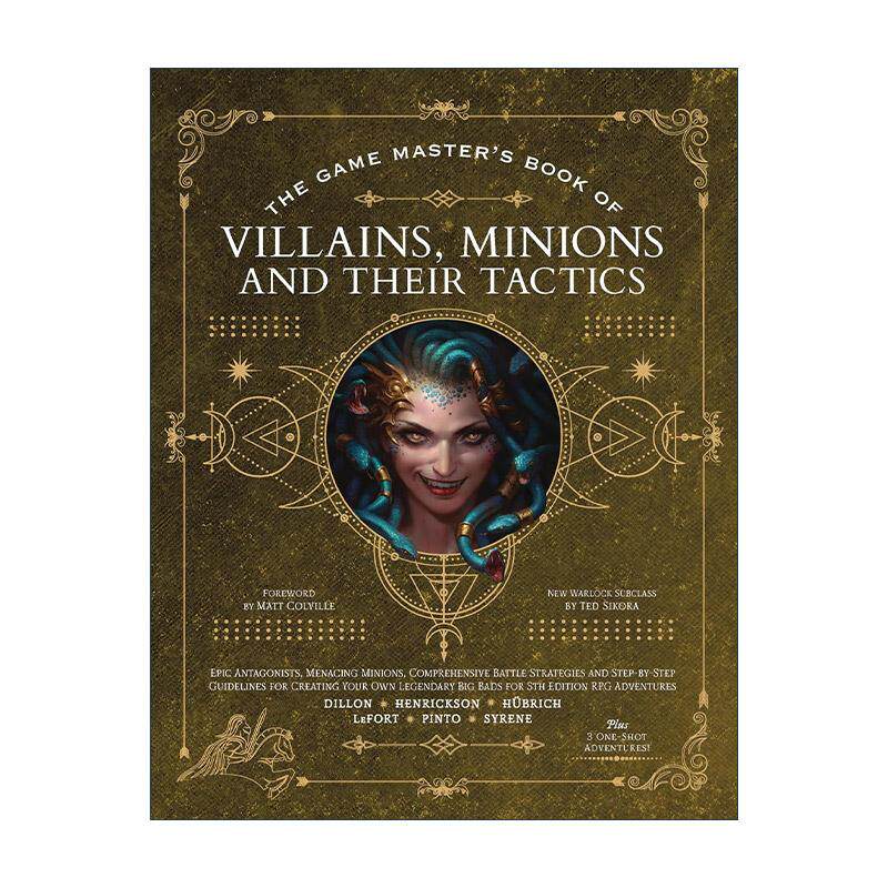 英文原版 The Game Master’s Book of Villains Minions and Their Tactics 游戏大师 反派 小人物及其策略手册 精装 英文版