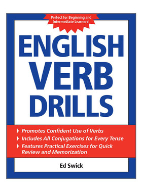 英文原版 English Verb Drills 英语动词训练 英文版 进口英语原版书籍
