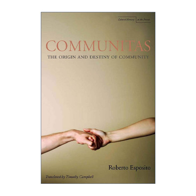 英文原版 Communitas 共同体的起源与命运 罗伯托·埃斯波西托 英文版 进口英语原版书籍