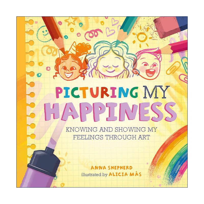 英文原版 All the Colours of Me Picturing My Happiness 正念艺术疗愈 描绘快乐 儿童情绪健康 英文版 进口英语原版书籍