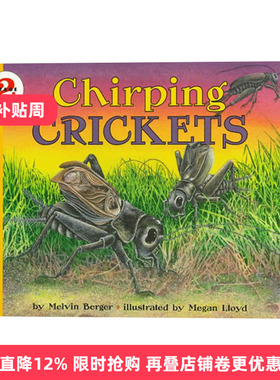 英文原版 Let's Read and Find Out 2 Chirping Crickets 自然科学启蒙 L2 唧唧喳喳的蟋蟀 英文版 进口英语原版书籍