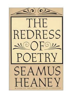英文原版 Redress Of Poetry 诗歌的校正 谢默斯·希尼牛津诗歌讲座集 英文版 进口英语原版书籍