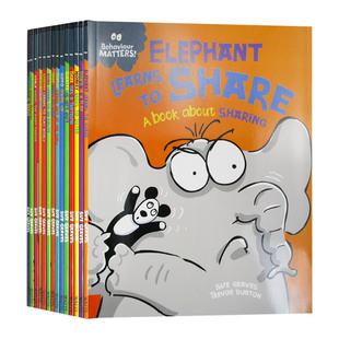 品行绘本14册合集 儿童英语绘本故事读物 英文版 Behaviour 进口英语书 早教启蒙 Matters 情商培养 英文原版 品行管理