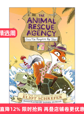 英文原版 The Animal Rescue Agency #2 Case File Pangolin Pop Star 动物救援机构1 穿山甲明星 英文版 进口英语原版书籍