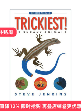 Trickiest! 世界上最狡猾的动物 为孩子创作的“动物吉尼斯纪录 ” 史蒂夫·詹金斯进口原版英文书籍