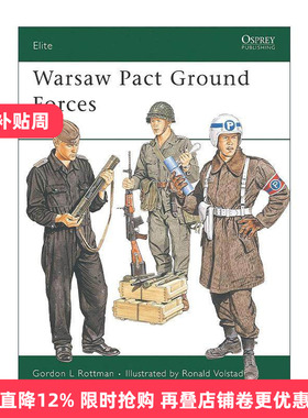 英文原版 Warsaw Pact Ground Forces 华约地面部队 军事精锐系列 英文版 进口英语原版书籍
