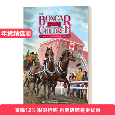 The Mystery at the Calgary Stampede 卡尔加里的神秘事件 棚车少年140 The Boxcar Children Mysteries 精装进口原版英语书籍