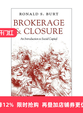 英文原版 Brokerage and Closure 经济与停业 社会资本简介 精装 英文版 进口英语原版书籍