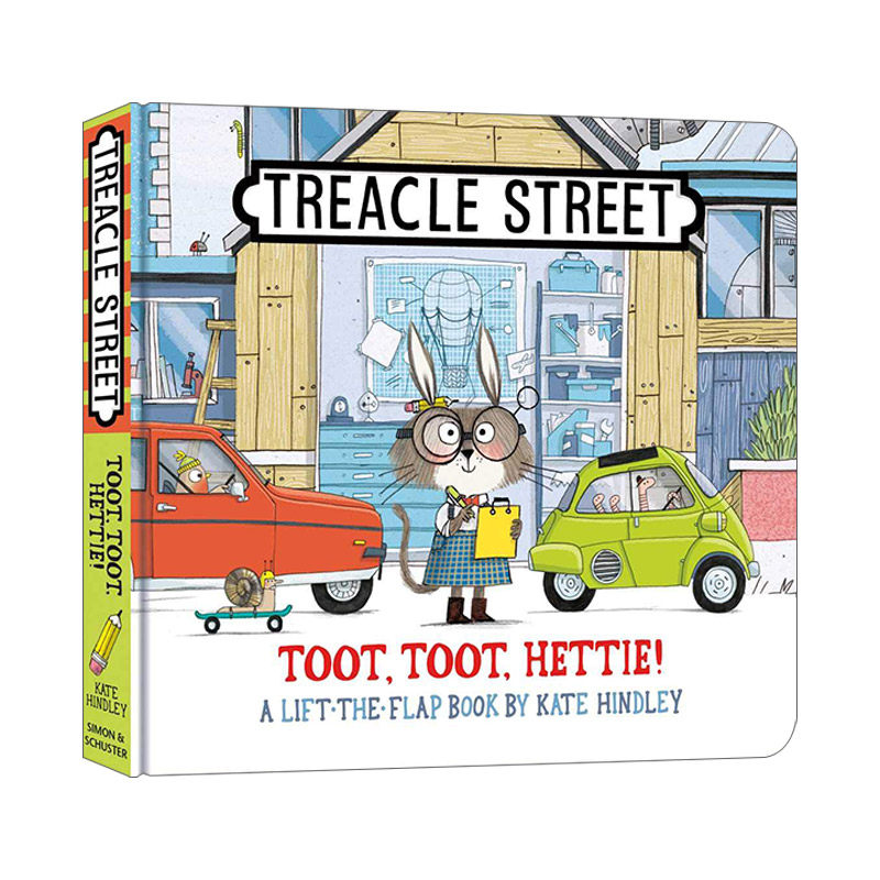 英文原版绘本 Treacle Street Toot Toot Hettie 海蒂 嘟嘟嘟 Kate Hindley 纸板书 英文版 进口英语原版书籍