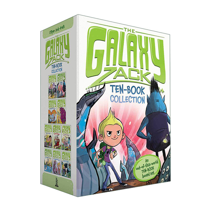The Galaxy Zack Ten-Book Collection  银河系扎克1-10册盒装进口原版英文书籍 - 实物图