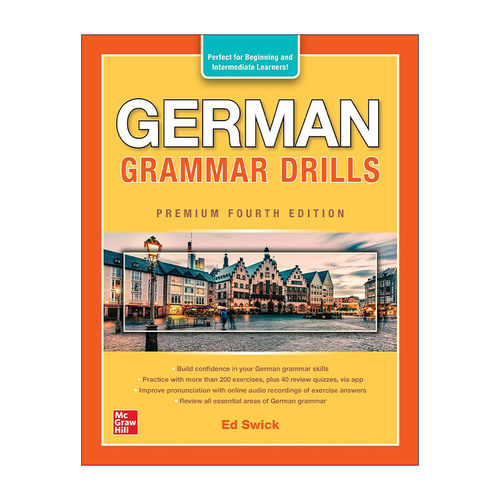 原版 German Grammar Drills 德语语法训练 第4版 进口原版书籍