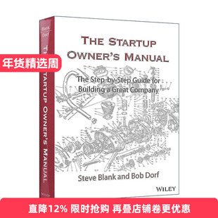 英文原版 The Startup Owner's Manual 创业者手册 教你如何构建伟大的企业 精装 Steve Blank 英文版 进口英语原版书籍