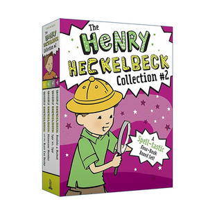 英文版 书籍 Heckelbeck 亨利·赫克贝克系列5 8册盒装 Henry Collection 进口英语原版 英文原版 男孩成长魔法主题章节书 The