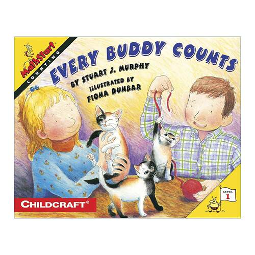 英文原版 Mathstart Level 1 Every Buddy Counts 数学启蒙绘本1级 英文版 进口英语原版书籍