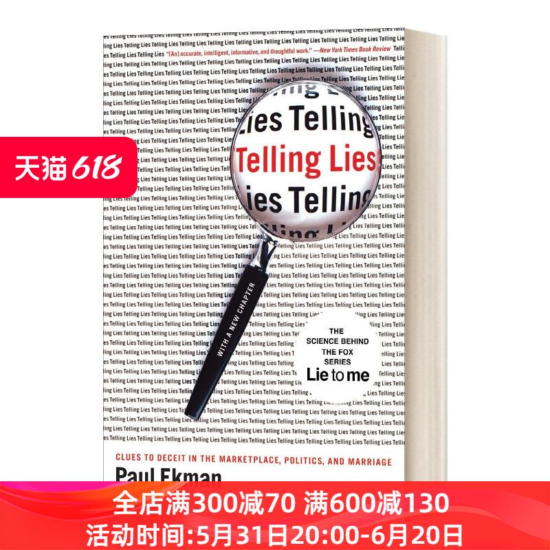 英文原版 Telling Lies说谎微表情识破说谎欧美诸多执法机构奉为刑侦学教材英文版进口英语原版书籍