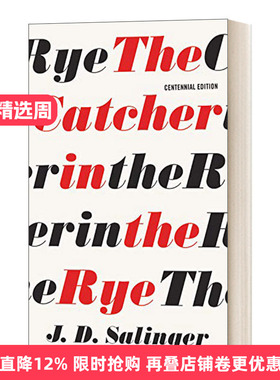 The Catcher in the Rye  麦田里的守望者 塞林格  100周年纪念版进口原版英文书籍