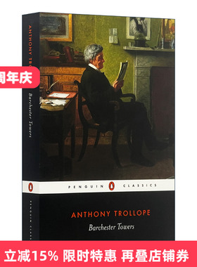 英文原版 Barchester Towers 巴彻斯特大教堂 特罗洛普 企鹅黑经典 Penguin Classics 英文版 进口英语原版书籍