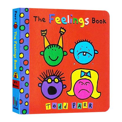 The Feelings Book 感受和情绪之书 纸板书 Todd Parr进口原版英文书籍