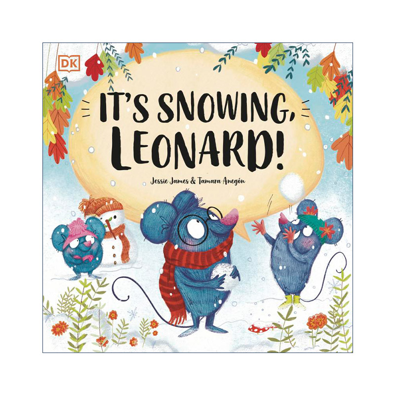 It's Snowing, Leonard!下雪了 莱昂纳德 儿童绘本进口原版英文书籍