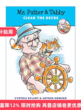 英文原版 Mr.Putter & Tabby Clear the Decks 普特先生和虎斑猫清理甲板 全彩版桥梁书 英文版 进口英语原版书籍
