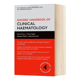 Oxford Handbook of Clinical Haematology  牛津临床血液学手册进口原版英文书籍