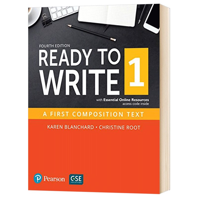 准备写作1 英文原版写作工具书 Ready to Write 1 with Essential Online Resources 培生写作指导 英文原版书 Pearson Education
