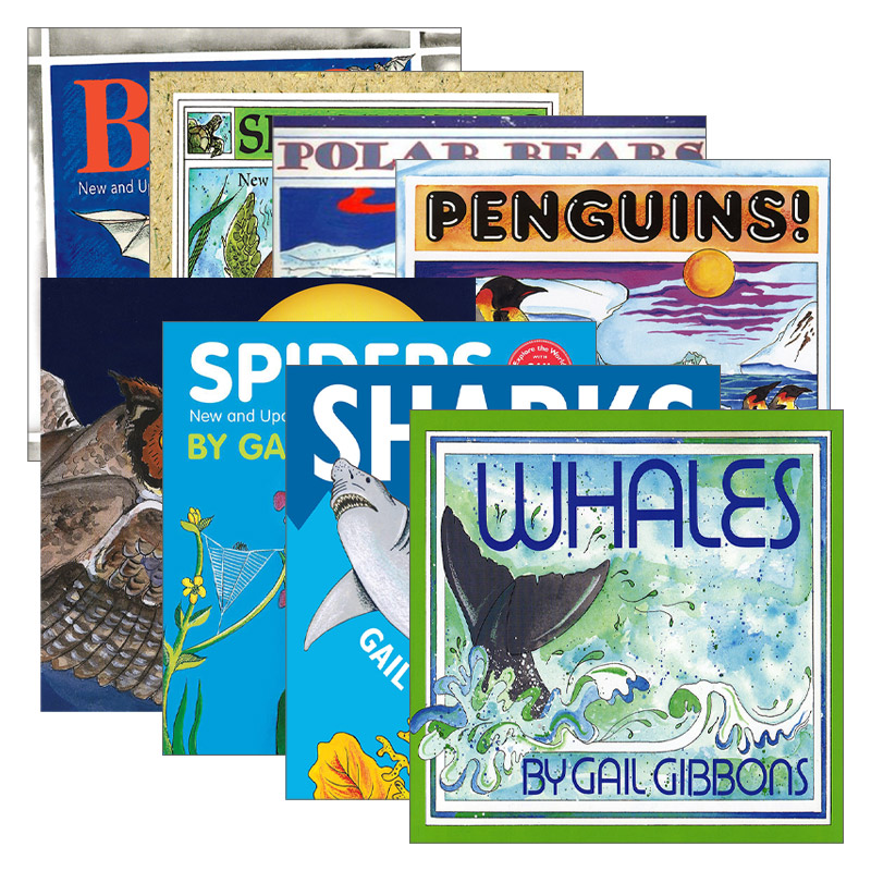极地海洋动物系列8册 Gail Gibbons 盖尔吉本斯少儿百科系列进口原版英文书籍