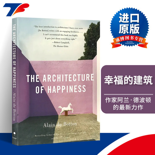 英文原版书幸福的建筑
