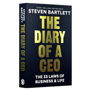 英文原版 The Diary of a CEO CEO日记 史蒂文·巴特利特的33条商业与生活法则 英文版 进口英语原版书籍