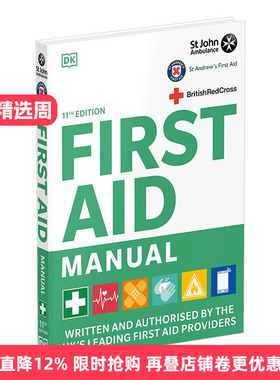 First Aid Manual 11th Edition 急救手册 第11版 英国红十字会急救救生技术进口原版英文书籍