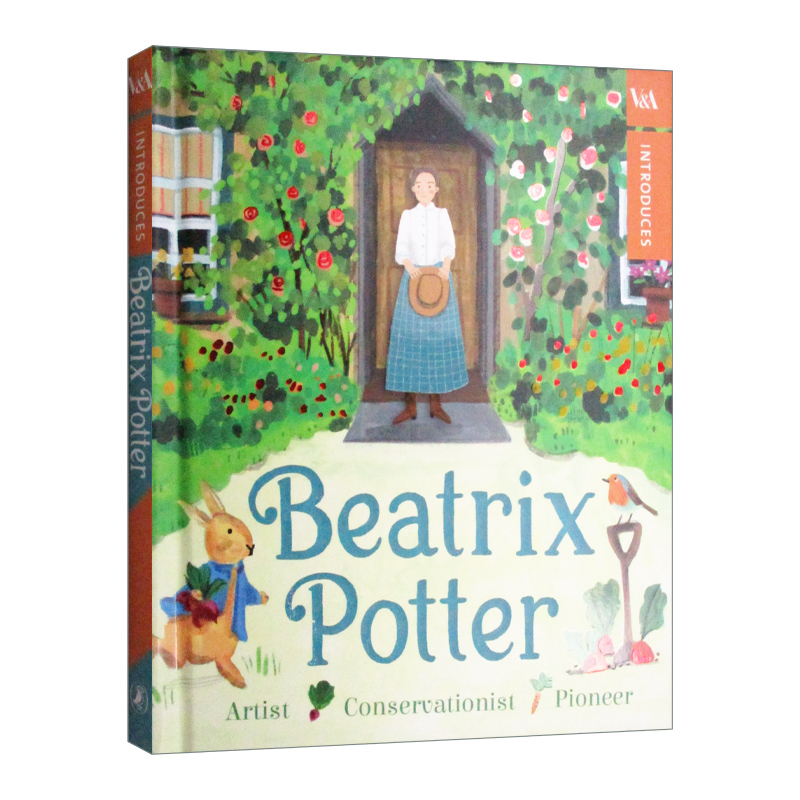 英文原版 V&A Introduces Beatrix Potter V&A博物馆人物介绍 碧翠丝 波特 彼得兔作者 精装 英文版 进口英语原版书籍
