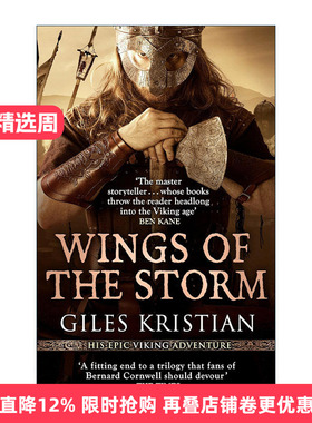 英文原版 Wings of the Storm 西格德的崛起3 风暴之翼 Giles Kristian畅销维京系列历史小说 英文版 进口英语原版书籍