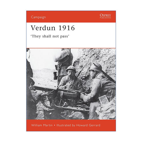 Verdun 1916 德法1916凡尔登会战 战争历史系列进口原版英文书籍