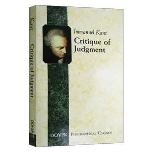 判断力批判进口原版 Judgment 英文书籍 Critique