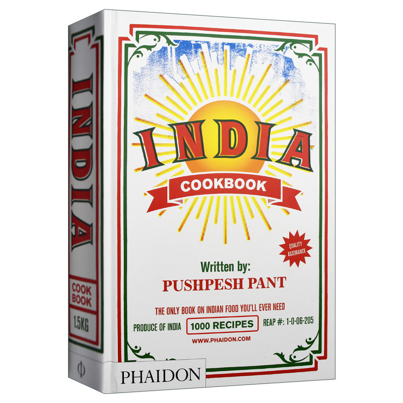 India: The Cookbook 印度食谱书 超过1000道食谱 精装进口英文原版书籍