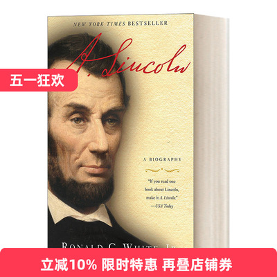 英文原版 A. Lincoln A Biography 亚伯拉罕林肯传记 克里斯多夫奖 纽约时报畅销书 Ronald C. White 英文版 进口英语原版书籍
