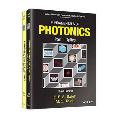 英文原版 Fundamentals of Photonics 光子学基础2卷集 全彩精装第3版 英文版 进口英语原版书籍