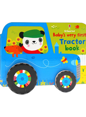 Baby's very first Tractor book 拖拉机造型书进口原版英文书籍