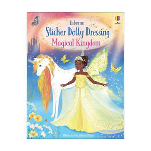 英文原版 Sticker Dolly Dressing Magical Kingdom 多莉贴纸 魔法王国 英文版 进口英语原版书籍
