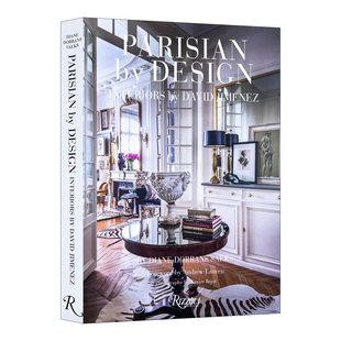Rizzoli 法式 巴黎设计 英文原版 饰 艺术图册 英文版 精装 Design Jimenez作品集 David 书籍 进口英语原版 建筑室内装 Parisian