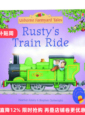 英文原版 Farmyard Tales Poppy and Sam Rusty's Train Ride 农场故事 鲁斯蒂的火车旅行 儿童启蒙故事书 英文版 进口英语书