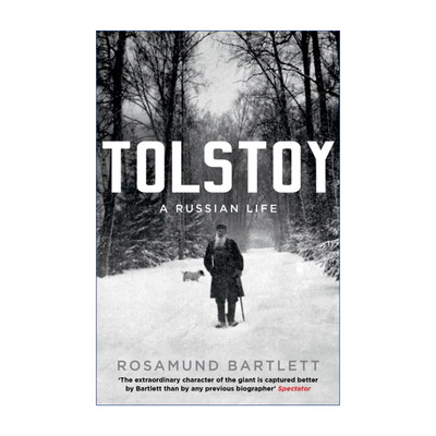 Tolstoy 托尔斯泰大传 一个俄国人的一生 罗莎蒙德 巴特利特进口原版英文书籍