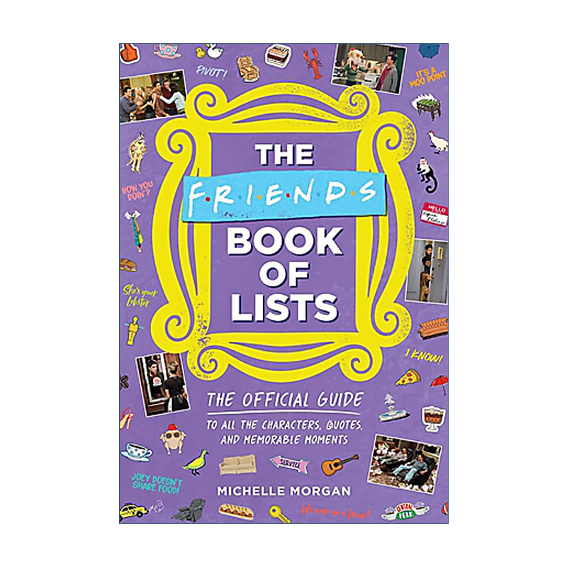 英文原版 Friends Book of Lists 老友记 角色名言难忘时刻 官方指南 精装 英文版 进口英语原版书籍
