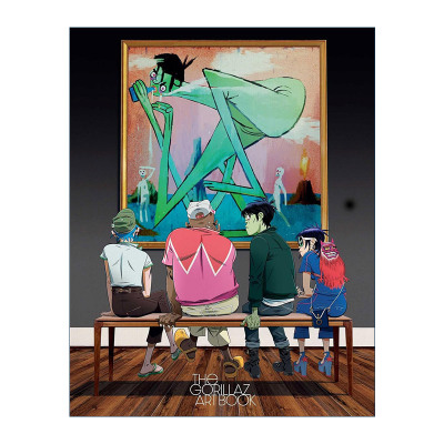 The Gorillaz Art Book 街头霸王 摇滚乐队 设定集进口原版英文书籍