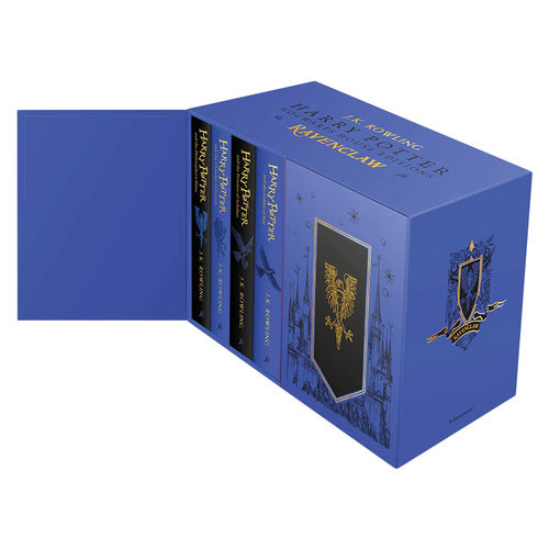 英文原版 Harry Potter Ravenclaw House Editions Hardback Box Set 哈利波特1-7册套装 拉文克劳学院精装版 英文版 进口英语书
