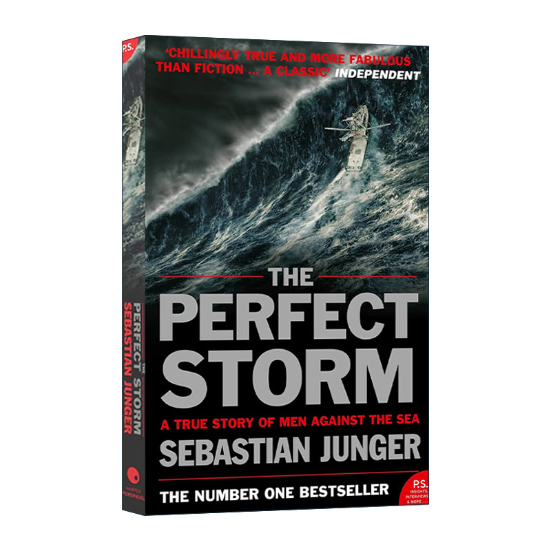 英文原版 The Perfect Storm 完美风暴 人与大海对抗的真实故事 乔治·克鲁尼主演同名电影原著 英文版 进口英语原版书籍