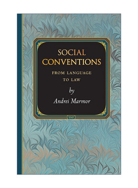 英文原版 Social Conventions 社会惯习 从语言到法律 马默 哲学 英文版 进口英语原版书籍